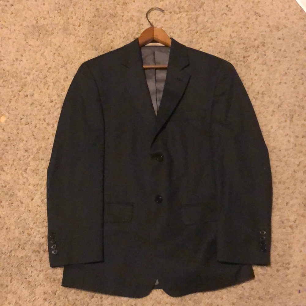 Joseph Abboud Black Striped Suit Jacket Size 36 S